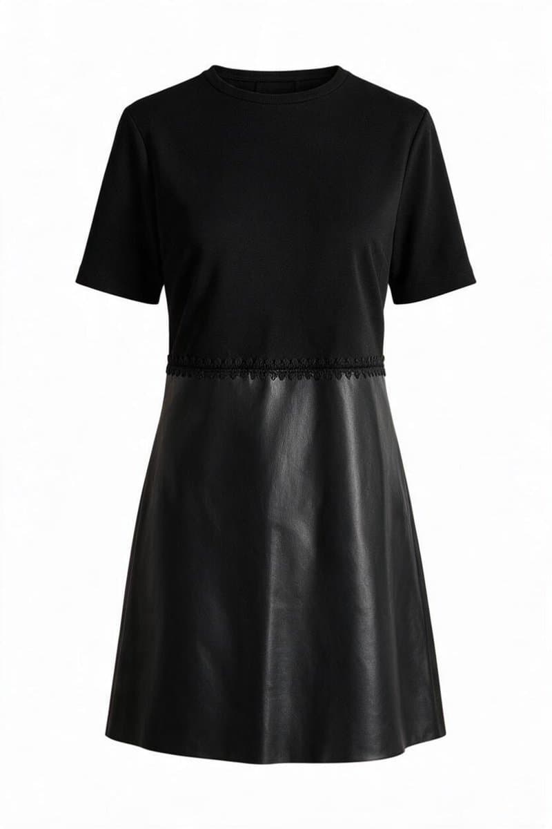 Vestido Duo Preto Zara P, Zara, Preto, tamanho P