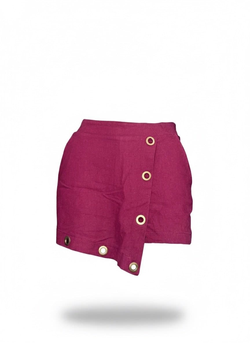 Saia Shorts Fucsia Delicatti P, Fúcsia, tamanho P